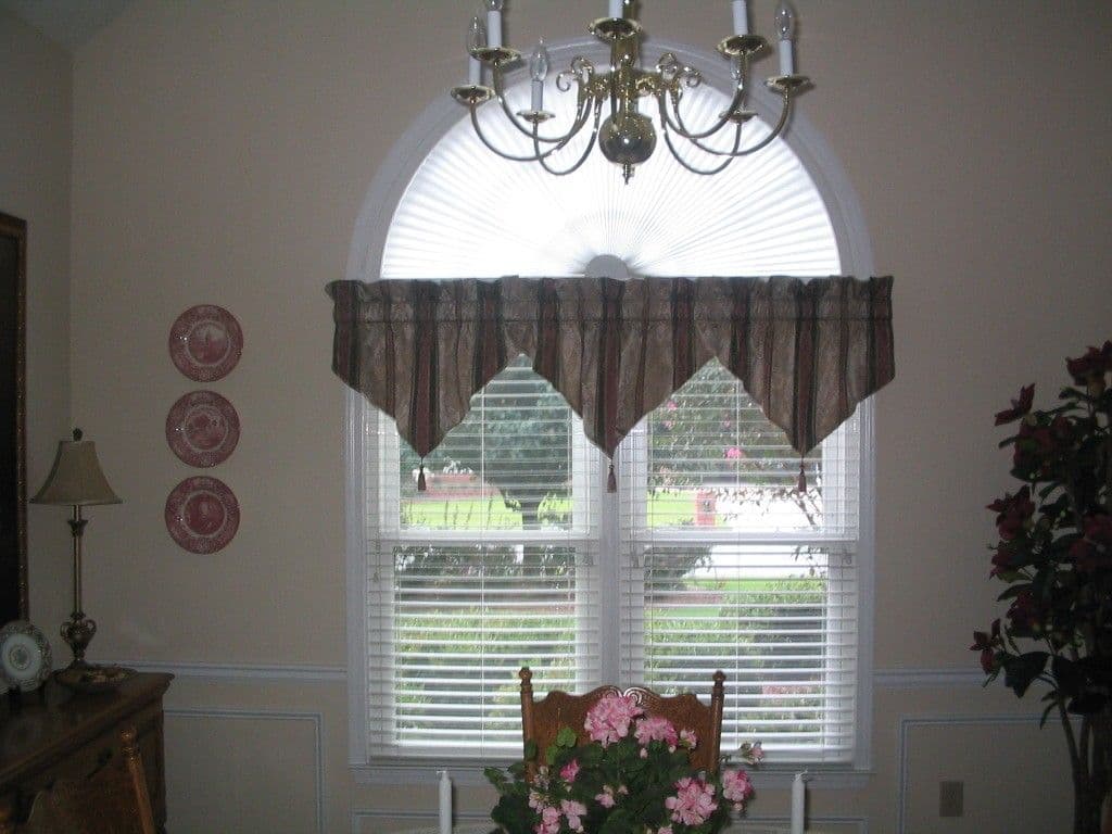 Specialty Window with Curtain
